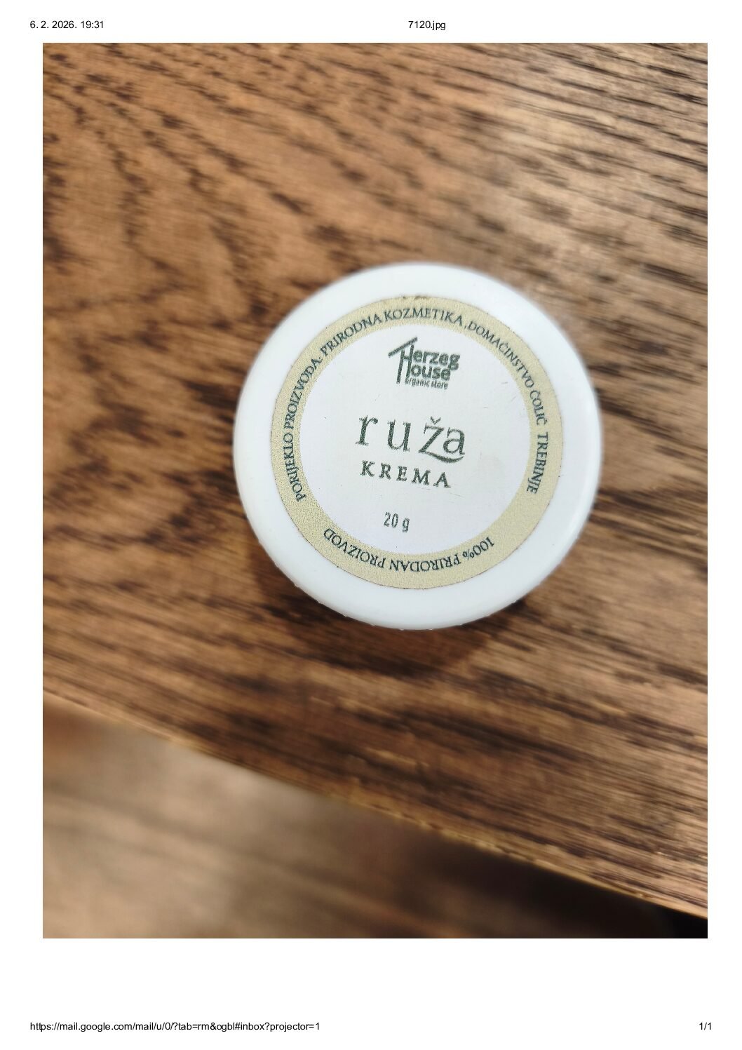 Čolic ružina krema