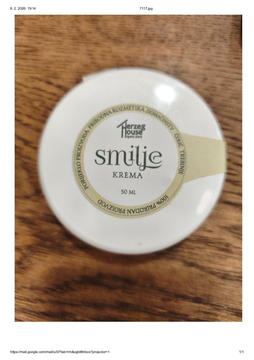 Čolic krema od smilja